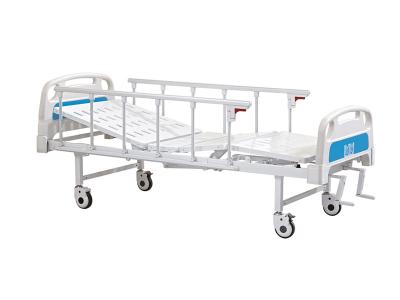 China Two Cranks Electric Hospital Bed , Electric Patient Bed Stainless Bed Frame for sale