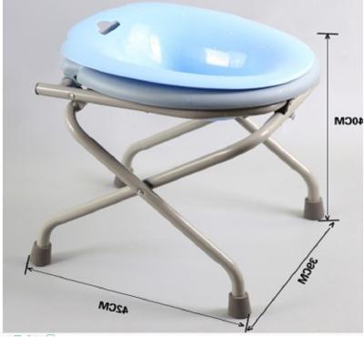 China One Click Folding Common Sitting Adjustable Bath Seat High Carbon Steel Squat Free for sale