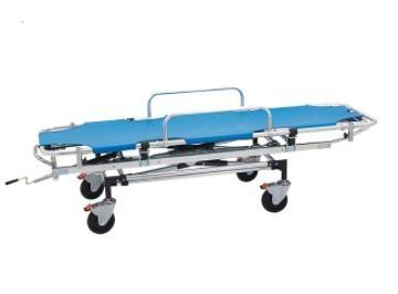 China Folding Aluminum Alloy Emergency Stretcher Trolley / Ambulance Emergency Bed for sale