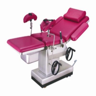 China Pink manual obstetric chair delivery obstetric gynecological surgical instruments for sale