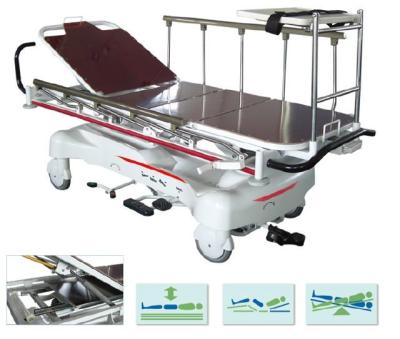 China X - Ray Patient Stretcher Trolley Hydraulic Rise And Fall Stretcher Cart CE Certificate for sale