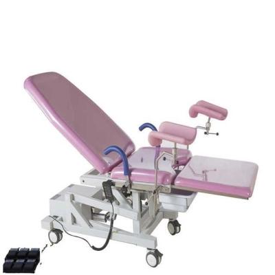 China Hospital Dedicated Metal Mobile Electric Gynecological Examination Chair for sale