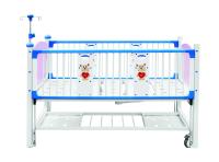 中国 Two Crank Adjustable Backrest Hospital Baby Crib 販売のため