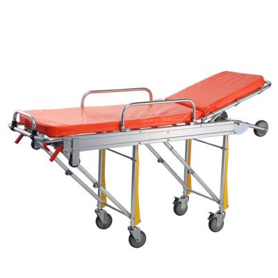 China Aluminum Alloy First Aid Patient Transfer 160Kg Automatic Ambulance Stretcher for sale