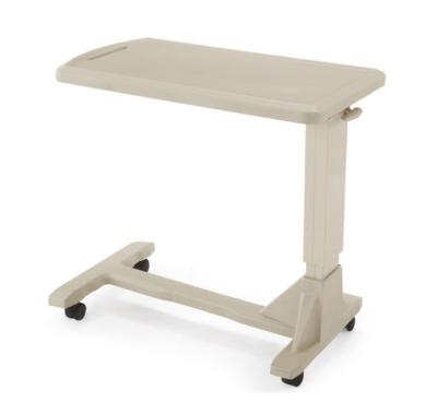 China ABS 2.5 Inch Castor 1000mm Hospital Overbed Table With Wheels for sale