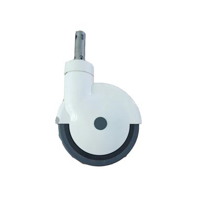 China Furniture Castors TPU Material Industrial Caster For 8inch Medical Castors for sale