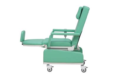 China Luxury comfortable hemodialysis chair electric model with 4 inch casters for sale