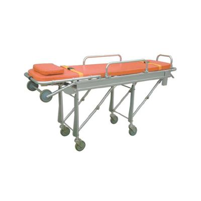 China Aluminum alloy material portable hospital emergency folding stretcher adult stretcher for sale