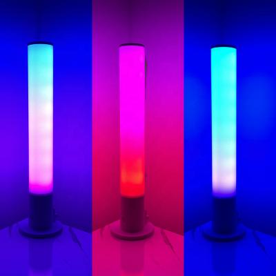 China New Arrival 24Watt Modern Innovation Design LED Remote Control Colorful Light Table Lamp For Home Party for sale