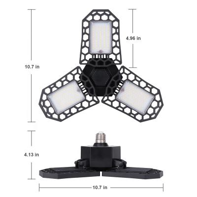 China Amazon ETL Industrial Super Bright Decelling Fan Spotlight Lighting Deformable Garage Light for sale