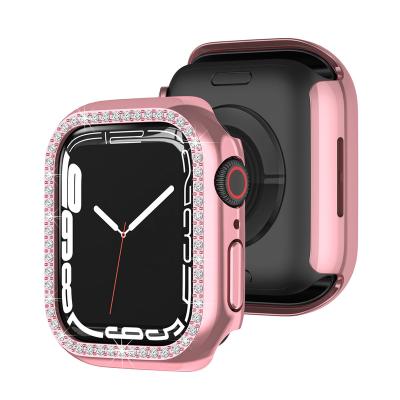 China Luxury Watch Case iwatch 7 Smart Plastic Display Protective Silicone Watch Protector For Apple Watch 7 for sale