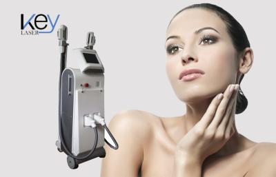 China 2 Handles IPL + Elight + SHR Hair Removal Skin Rejuvenation Machine 3500W CE for sale