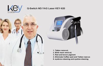 China Retiro facial de la pigmentación del mini del ND YAG del laser de belleza equipo de c4q conmutado del salón en venta