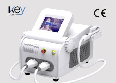 China Two true Sapphire Crystal Handle SHR SSR OPT Hair Removal Skin Rejuvenation laser for sale