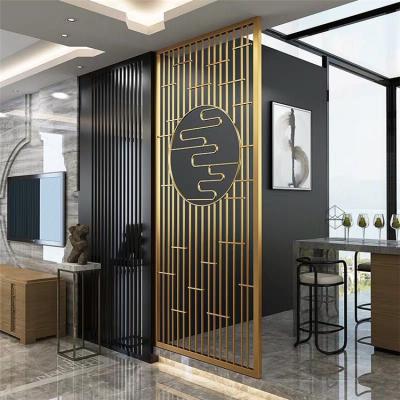 China Europe Metal Fabrication Custom Decorative Stainless Steel Screen Partition For Room Divider for sale