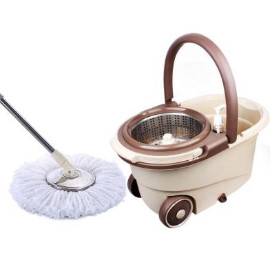 China Sustainable Industrial Metal Squeeze Broom Bucket Cleaning Magic 360 In Guangdong for sale