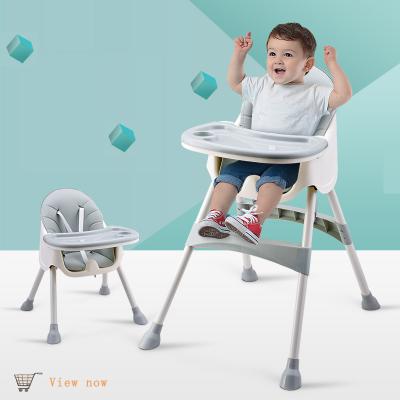 China Latest Durable 3 In 1 Foldable Plastic High Baby Food Chair Uses Baby Eating Chair for sale