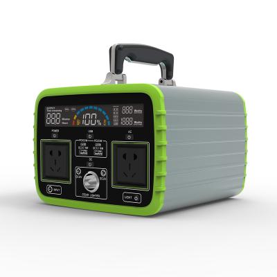 China Type C Portable Solar Generator 500W 500Wh | 135200mAh lithium battery backup solar power station for sale