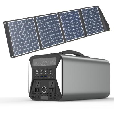 China Lifepo4 Type C Lifepo4 1000Wh 1200W Output 320000mAh 110/240V Solar Portable Power Station Pure Sine Wave Smart Inverter for sale