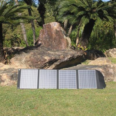 China Waterproof 120W Solar Panel Power Generation Panel For Energy Storage System 4 Flexible Folding Package 1683X520mm for sale