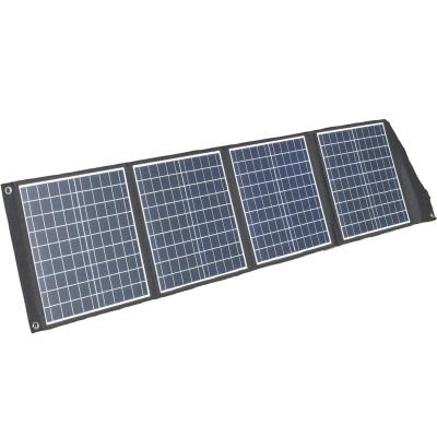 China Waterproof 100W Solar Panel Module Power Generation Panel Photovoltaic Energy Storage System Charging 4 Flexible Folding Package 538*1338mm for sale