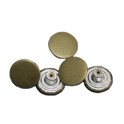 China Dry Cleaning Factory Direct Sale Simple Fashion Atmosphere Jeans Metal Buttons Jacket Versatile Clothes Buttons Round Button Nails for sale