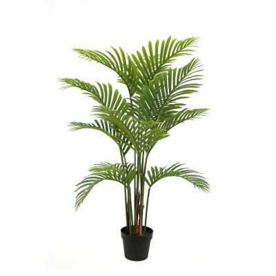 China 95CM Customized Realistic Almost Natural Artificial Plastic Areca Palm Tree Home and Garden Decoration Fake for sale