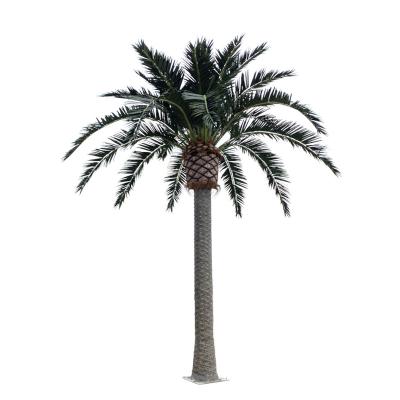 China Factory Direct Sale Realistic Customized Big Fake Date Palm Artificial Palm Tree For Garden Landscaping And Decking for sale