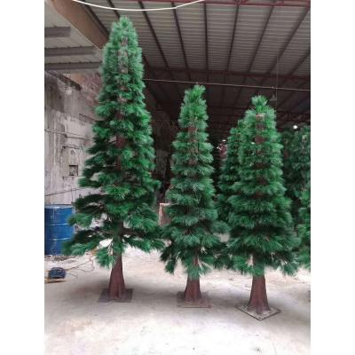 China Realistic Artificial Cedar Trees Room Decor For Party Living Large Fake Green Plant Home And Garden Large for sale