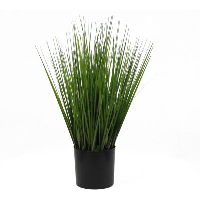 China Factory direct sales lifelike home ornamental plant decorative wedding onion artificial grass for sale