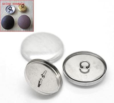 China Viable Wholesale Price Aluminum Hat Canvas Cover Button With Wire Bottom for sale