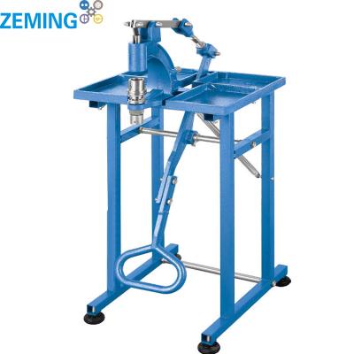 China Simple Operate Convenient Easy Operation Pedal Type Machine For Making Upholstery Metal Button Making Machine for sale