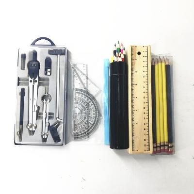 China Back To School Stationery Set Office Gift School Supplies School Kids Stationery Set With Bag for sale