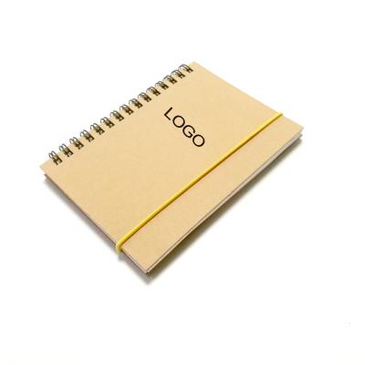 China Recyclable Promotional Customize Logo Printed A5 Morocco Paper Cover Notebook Journal Spiral Notebook for sale