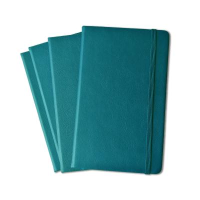 China Personalized Recyclable School Customize Logo Printed A5 Leather Cover Notebook Journal Hardcover Book for sale