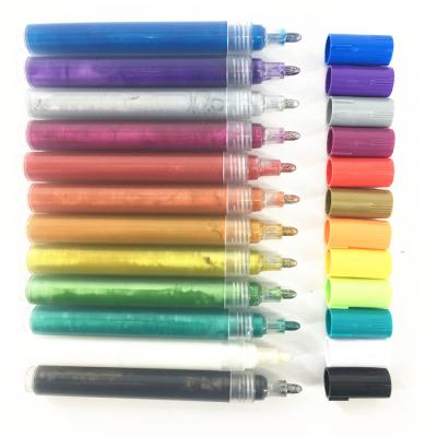 China Paper 28 Colors Acrylic Marker Set Permanent Chalk Marker For DIY for sale