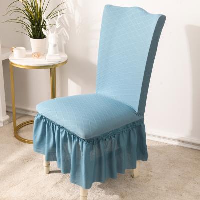 China Durable Spandex Hotel Wedding Office Chair Cover Home Restaurant Dining Fabric Elasticity Chair Cover for sale