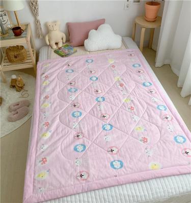 China 100% Newborn Baby Wrap Anti-pilling Cotton Kids Throw Print Baby Bedding Custom Soft Blanket Wrap Covering for sale