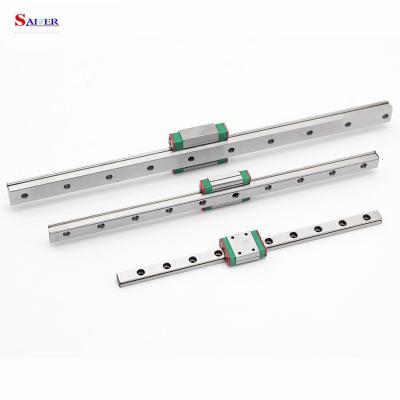 China Linear CNC machine stainless steel linear guide MGN9 9mm linear guide rail block MGN9C MGN9H long 190mm for sale