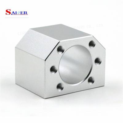 China energy & DSG12 DSG12H Extracting Aluminum Spindle Nut Housing Bracket Holder For SFU1204 SFE1212 Ball Screw for sale