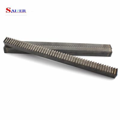 China high quality m1 m1.5 m2 steel helical rack and pinion china cnc gear rack and pinion for sale