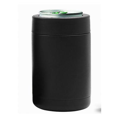 China Eco Friendly PORTABLE 12oz Double Wall Vacuum Stainless Steel Slim Beer Can Cooler for sale