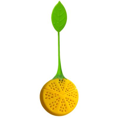 China Viable Maker Silicone Tea Ball Reusable SElegant Loose Leaf Tea Bags Strainer Filter for sale