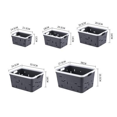 China Sustainable Storage Organizer Kitchen Storage Box Cosmetic Organizer for sale