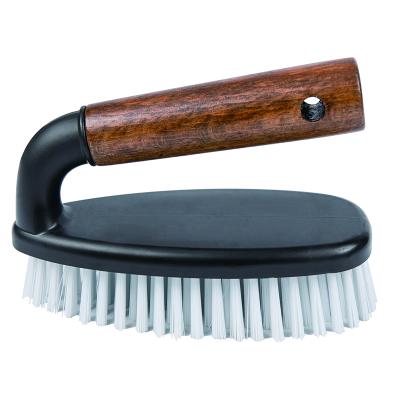 China Sustainable Cleaning Brush With Wooden Handle High Quality Brush Houseware Cleaning Tools for sale