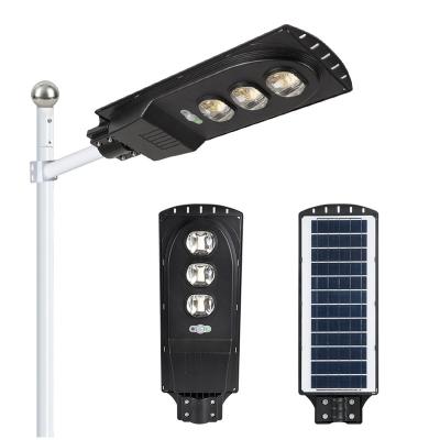 China Street Best Plastic Saler ABS 6500K Integrated Solar Led Street Light Street Lamp Solar Road Light for sale