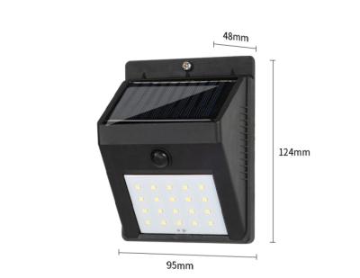 China Garden 20 LED IP65 Pir Motion Sensor Waterproof Outdoor Solar Wall Mounted Light Led Solar Wall Lights For Outdoor Garden for sale