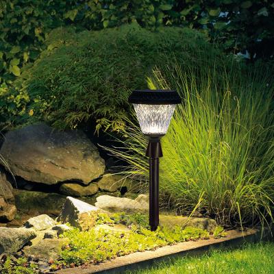 China 7Colors Solar Garden Light Waterproof Sunlight Powered Fence Post Lights Outdoor Solar Garden Light for Garden Decoration Path Walkway for sale