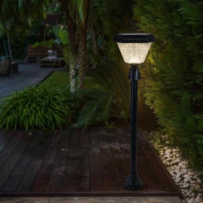 China Park Decorative Outdoor Waterproof Garden Landscape Fence Yard Lawn Solar Pillar Light Motion-Activated for sale