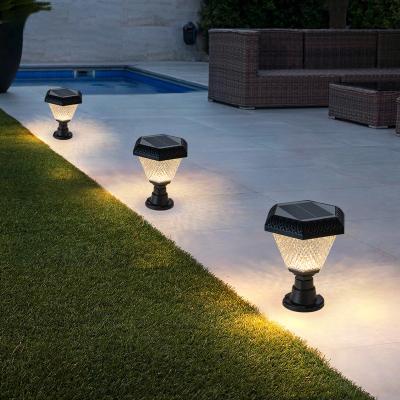 China Outdoor Waterproof Garden Spike Lights Solar Lighting Solar Landscape Bollard Ground Light for Pathway Garden Lawn Landscape for sale